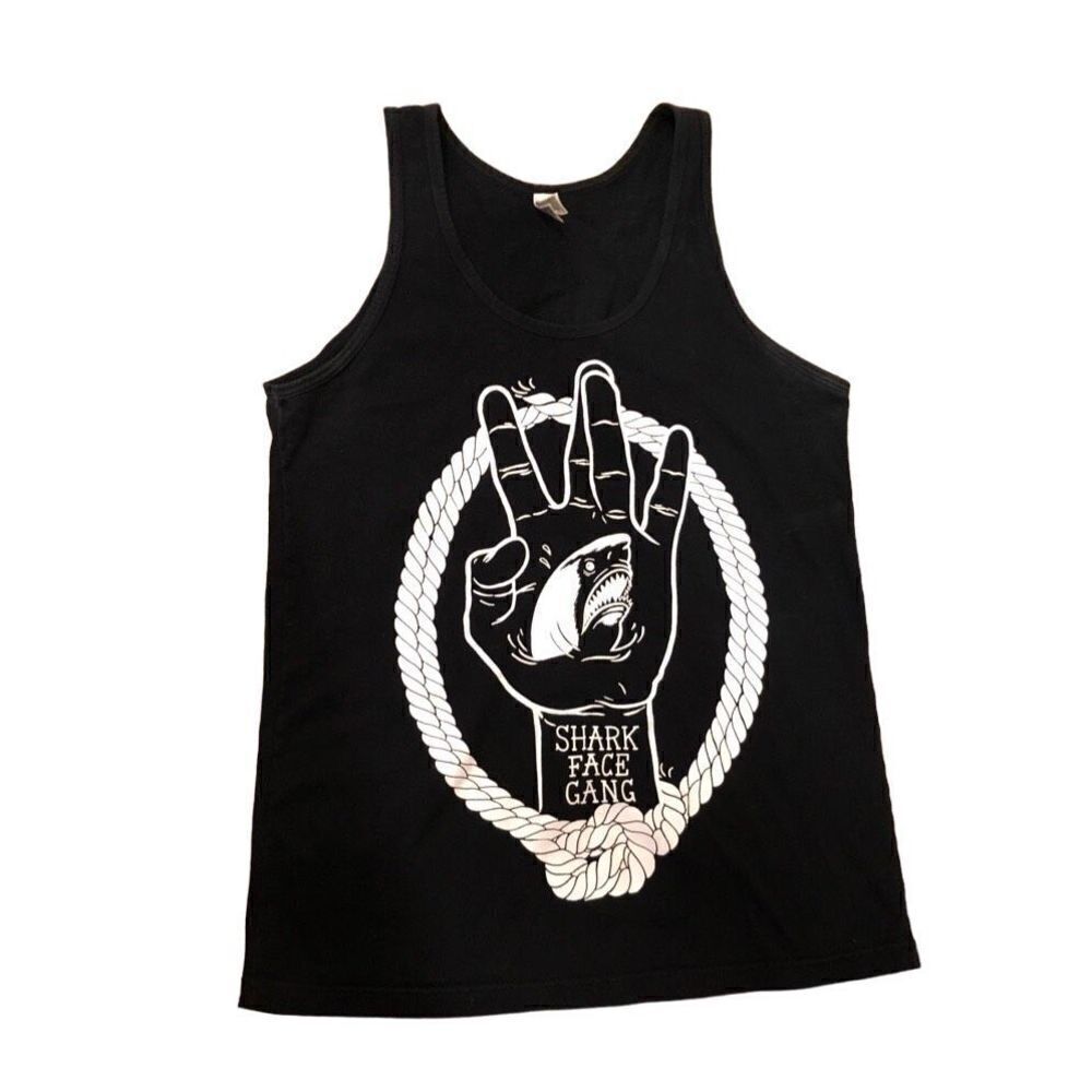 OG Retro Macklemore & Ryan Lewis Shark Face Gang XS Tank